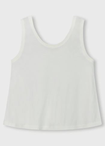 tank top jersey | ecru