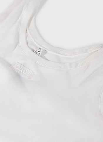 tank top jersey | ecru
