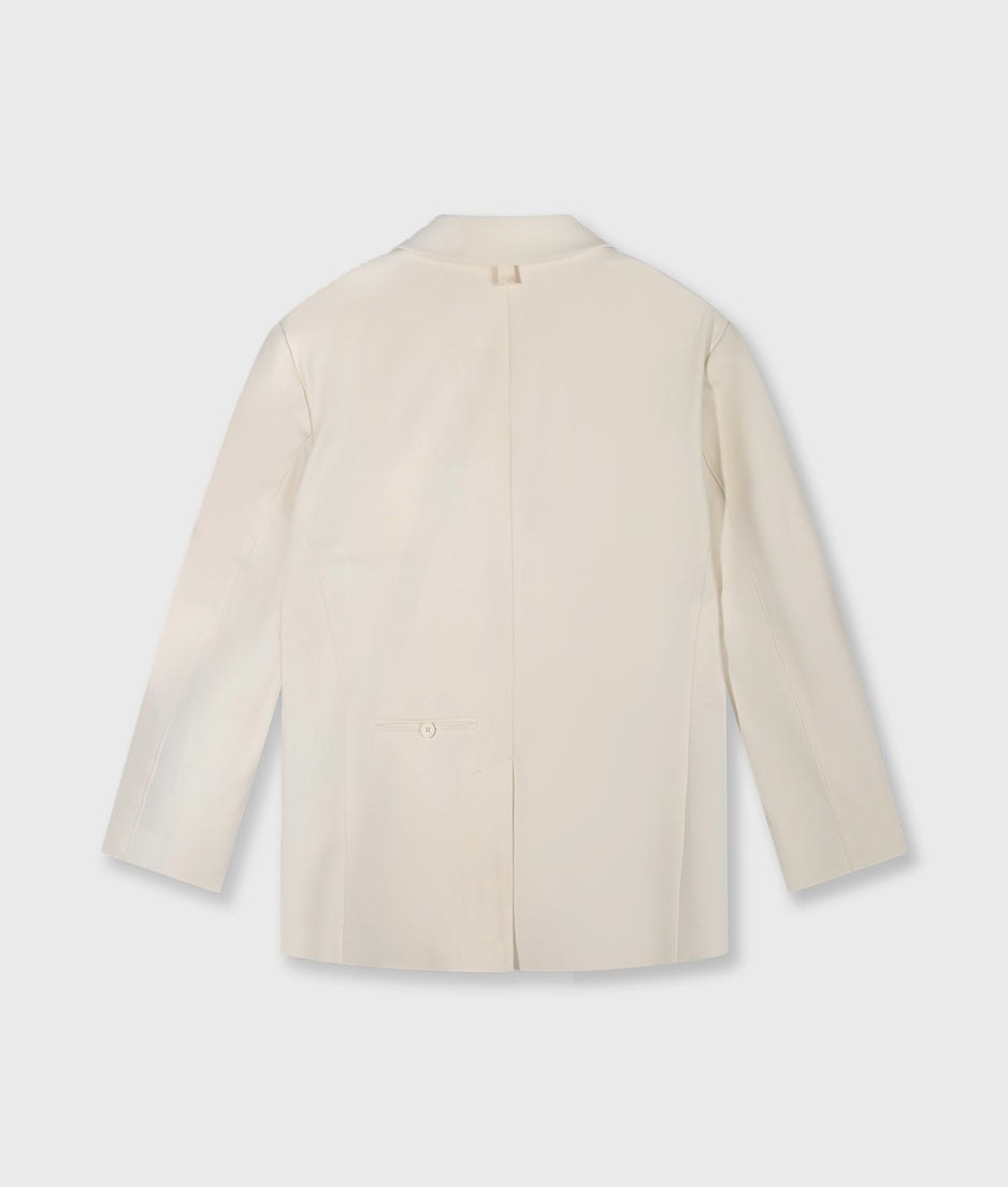 proud blazer | soft vanilla