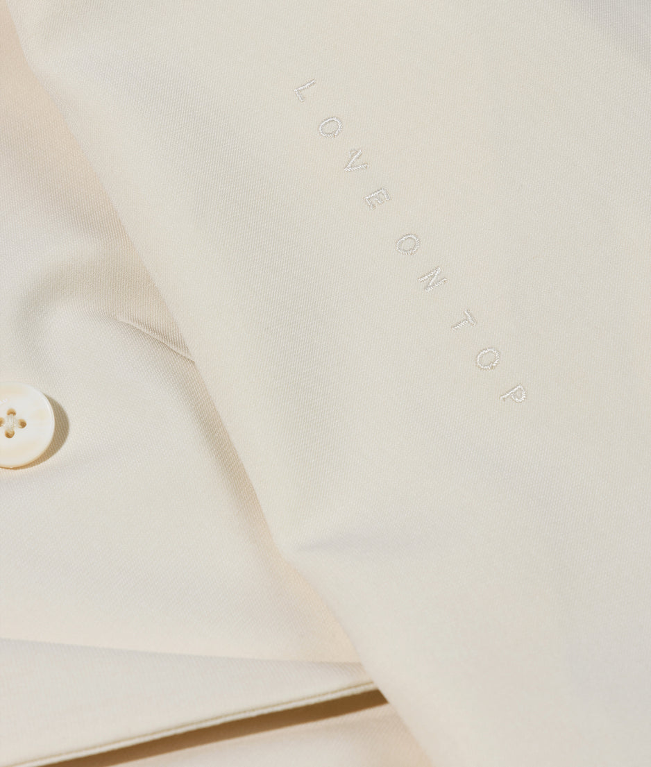 proud blazer | soft vanilla