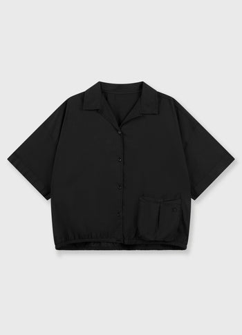 oversized blouse jacket | black
