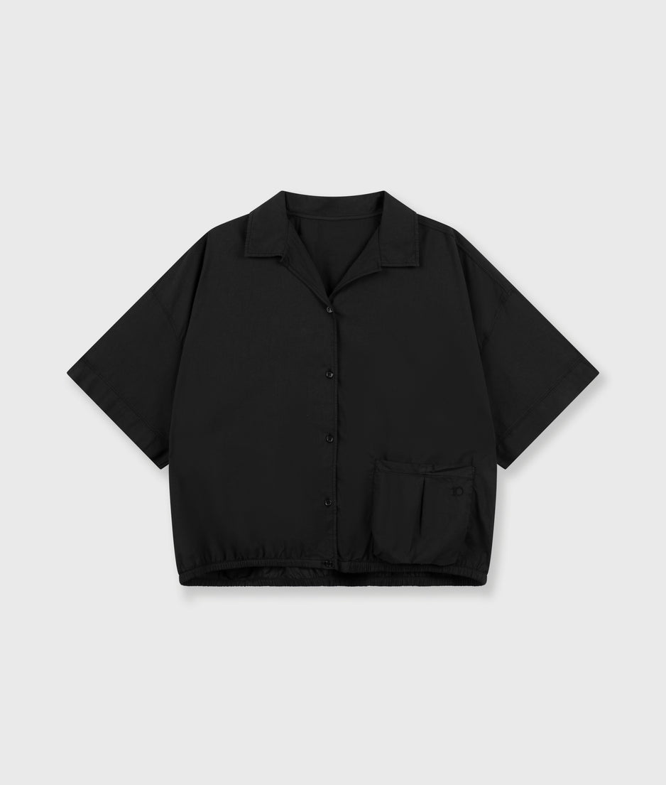 oversized blouse jacket | black