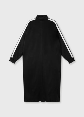 long track jacket | black