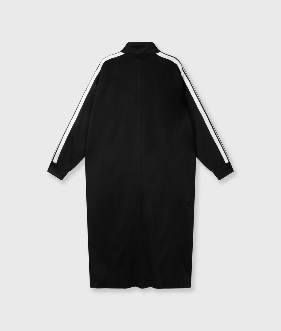 long track jacket | black
