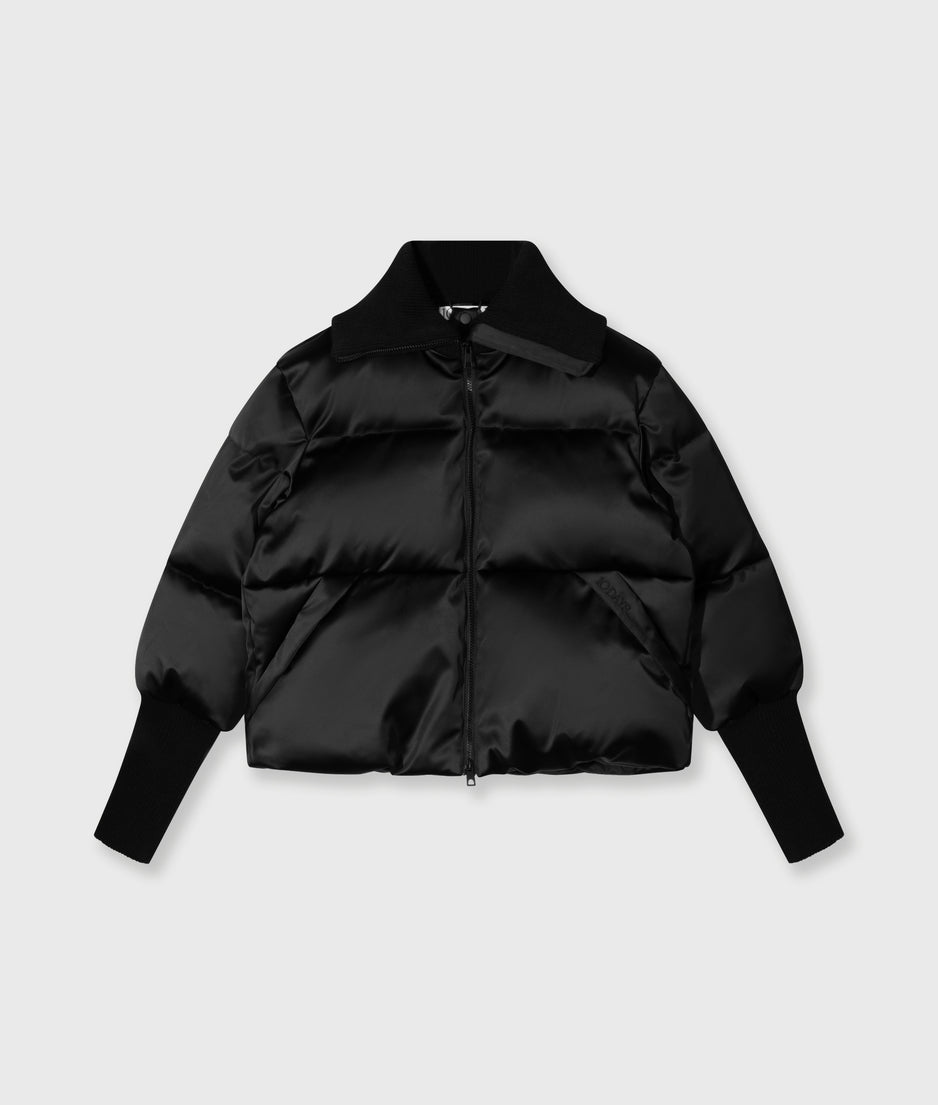 the smoking puffer jacket | black