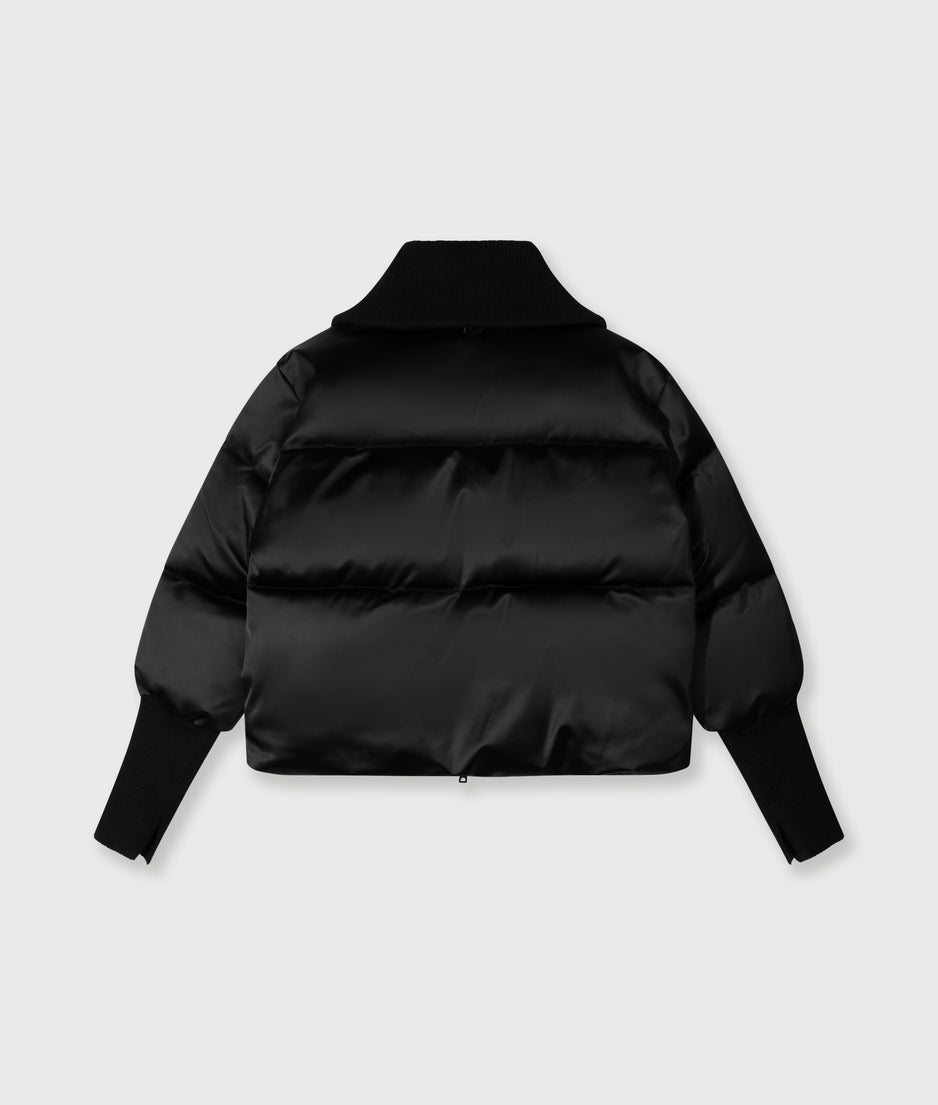 the smoking puffer jacket | black