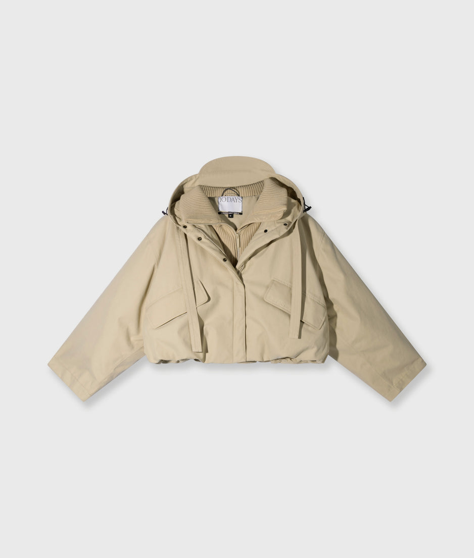 the queen parka | pure sand