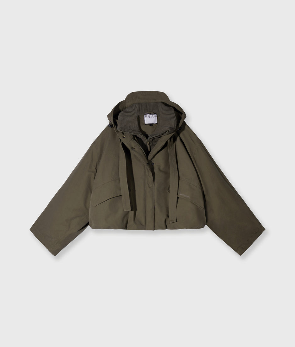 the queen parka | dark olive