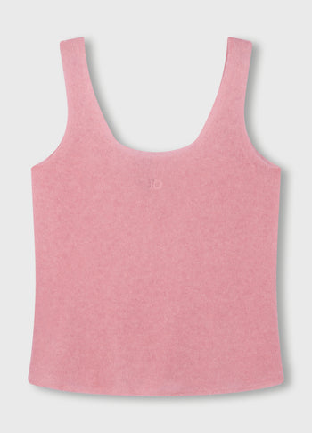 knit top | bright raspberry