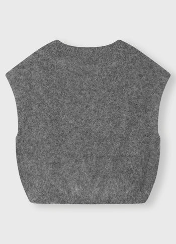 balloon hairy knit top | antra melee