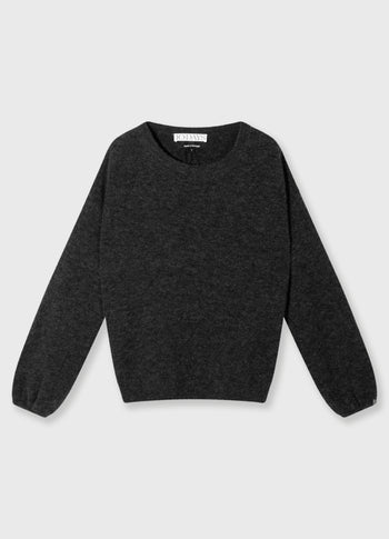 soft round neck sweater knit | antra melee