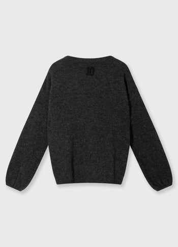 soft round neck sweater knit | antra melee