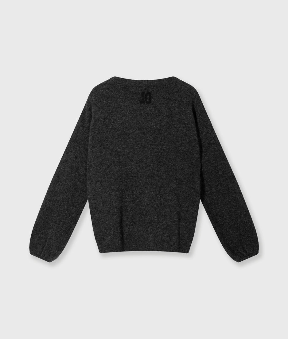 soft round neck sweater knit | antra melee