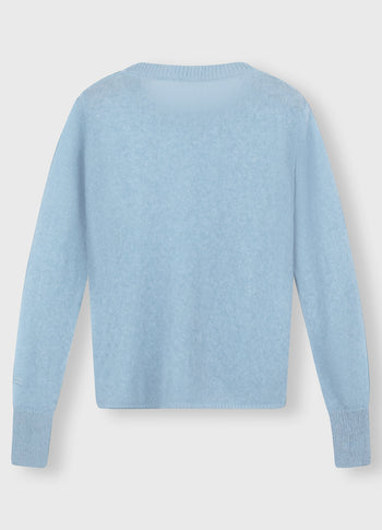 tee thin knit | ice blue