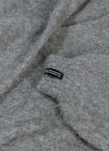 Strickpullover mit Kapuze | grey melee