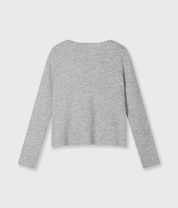 soft knit sweater 10 | light grey melee