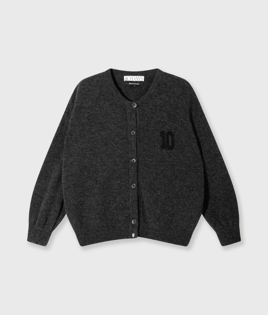 soft baseball knit cardigan | antra melee