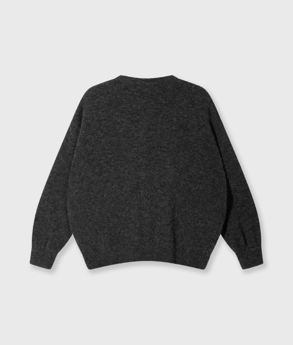 soft baseball knit cardigan | antra melee