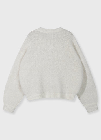 Strickcardigan | ecru