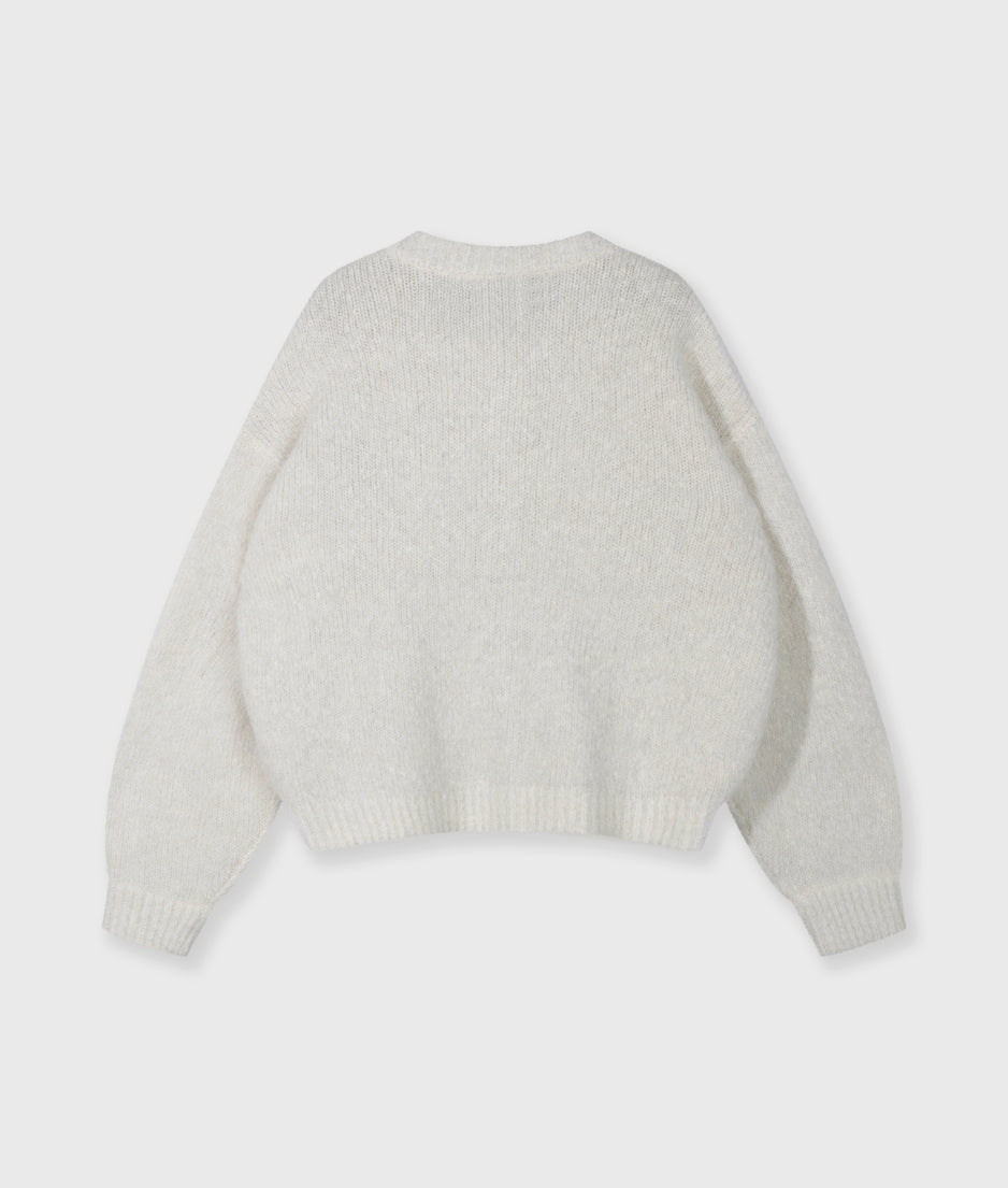 Strickcardigan | ecru