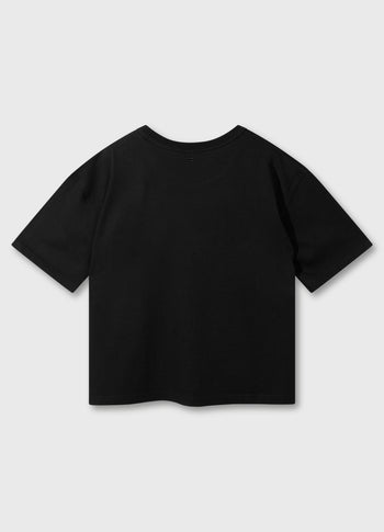 short sleeve tee logo | black