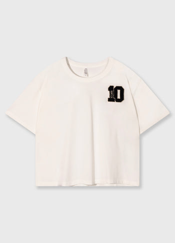 thick cotton tee 10 | ecru