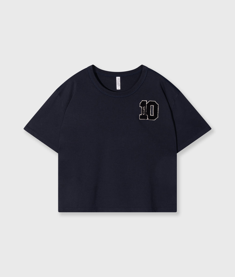 thick cotton tee 10 | dark navy