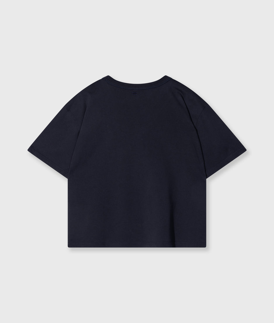 thick cotton tee 10 | dark navy