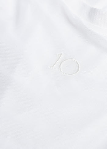 mesh balloon tee | ecru