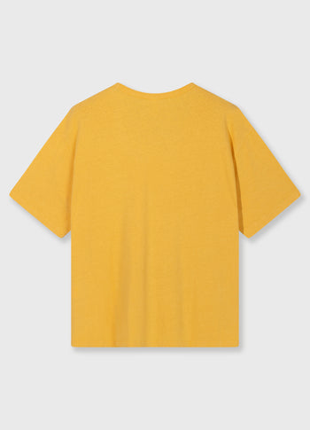 deep tee cotton linen | mango