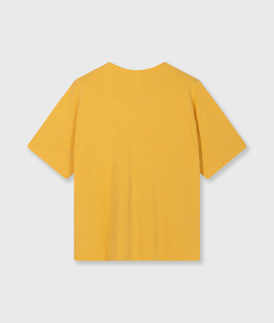 deep tee cotton linen | mango