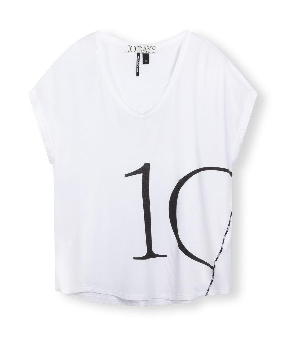 shortsleeve tee 10 | white