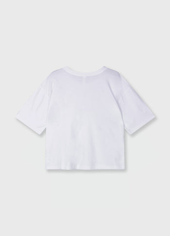 short sleeve tee curly 10 | white