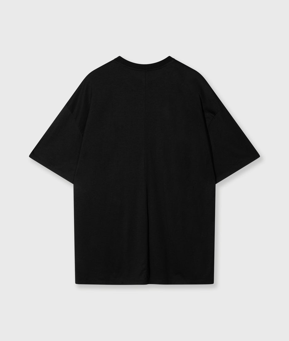 oversized tee jersey | black