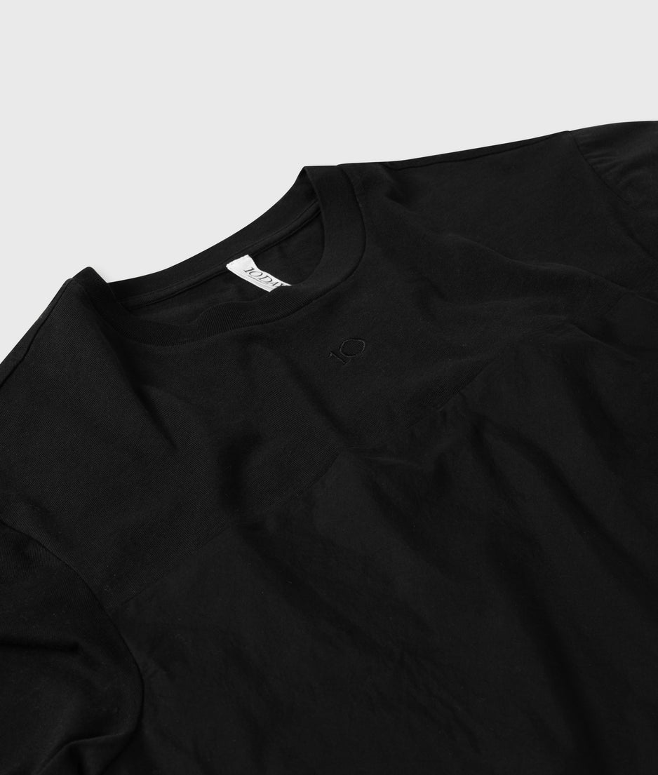 short sleeve tee mix | black