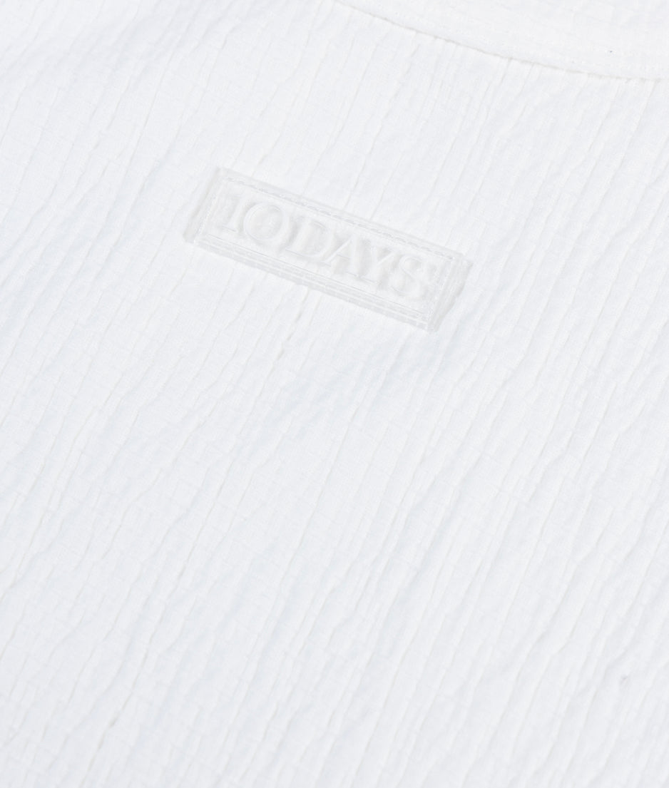 round neck tee | ecru
