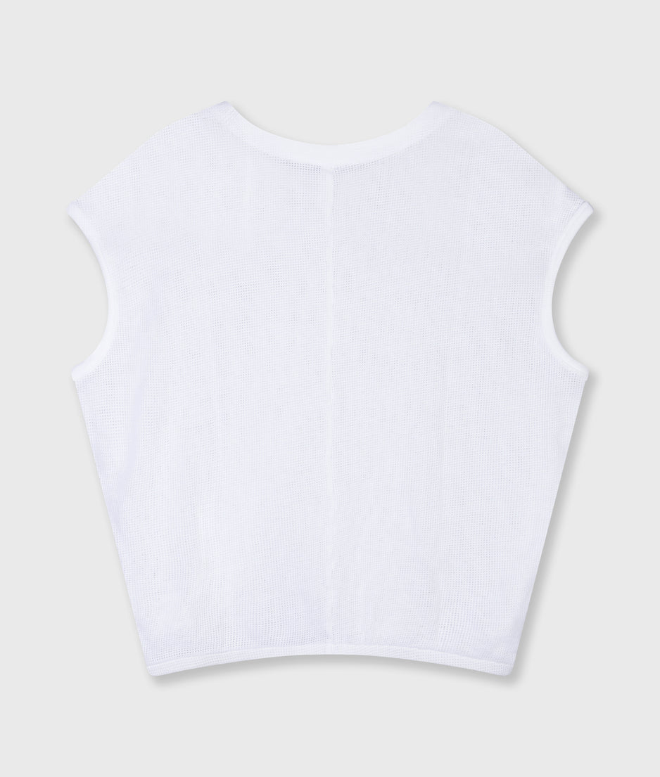 balloon top mesh | white