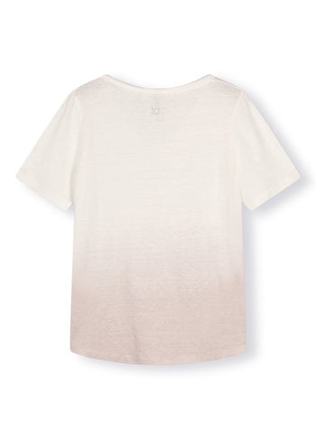 linen tee dip dye | pale lilac