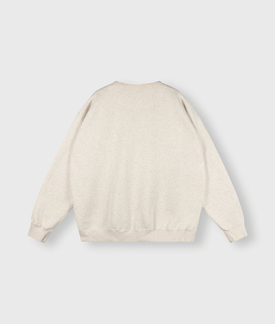 statement sweater | soft white melee
