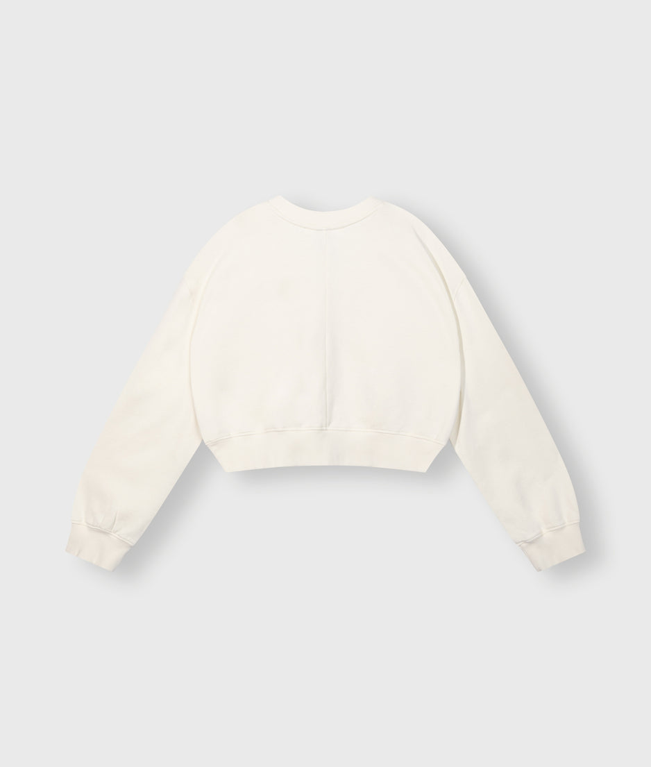 cropped sweater | light natural