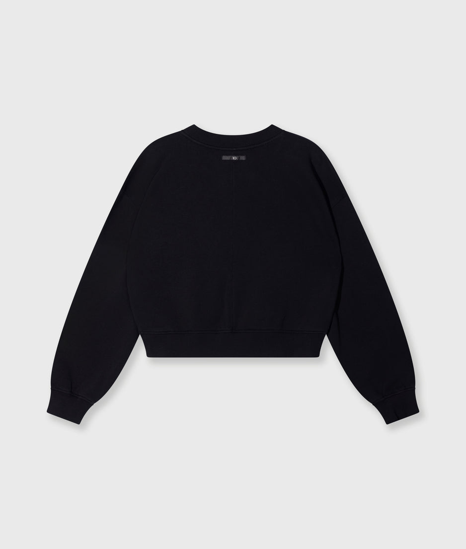 cropped sweater 10 | black