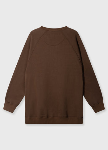 a-symmetric sweater | dark truffle