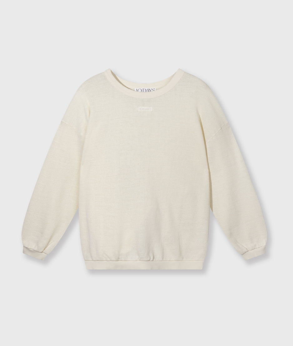 sweater mesh | soft vanilla