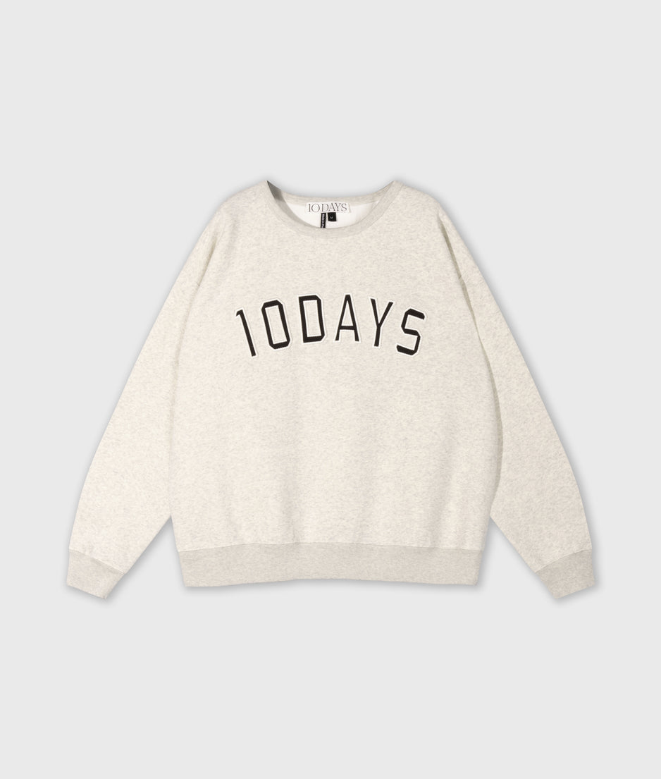 statement sweater | soft white melee