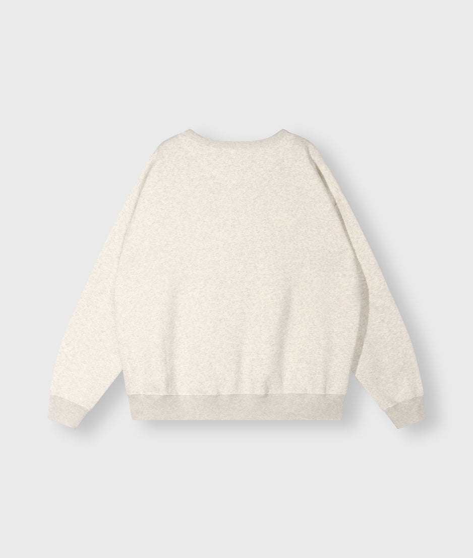 statement sweater | soft white melee