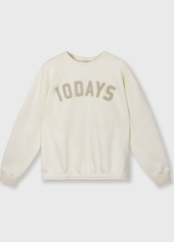 statement sweater | soft vanilla