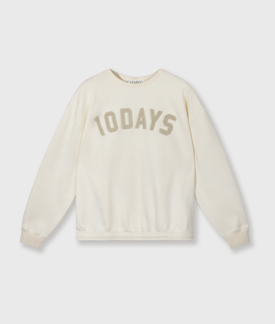 statement sweater | soft vanilla