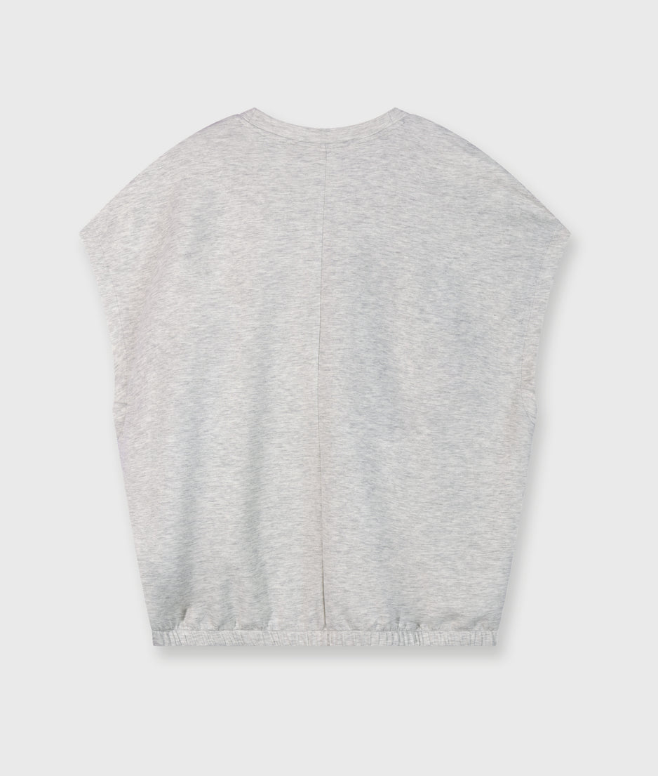 dance top | white grey melee
