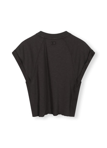 sleeveless beach sweater | grey raven
