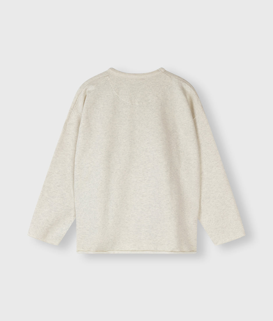 statement sweater after sun | soft white melee